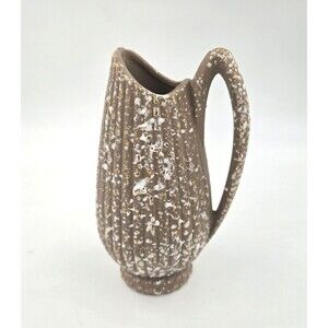 Vtg Savoy China 24 KT Weeping Gold Ewer MCM Mid Century Modern Pitcher 7 1/2"